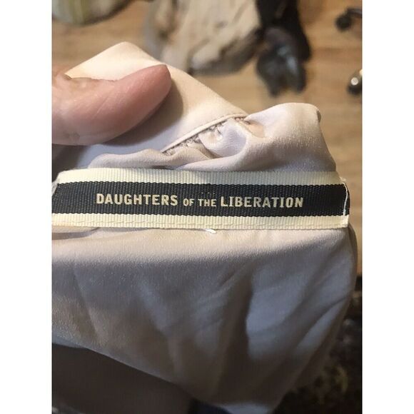 Anthropologie Daughters of the Revolution Button Front & Zip Jacket Taupe Swing - Picture 9 of 9
